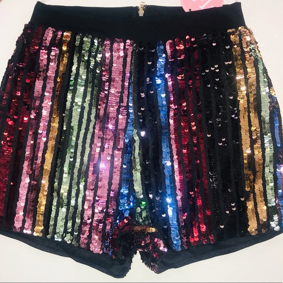NWT TEA n CUP Sequined Hot Pants! - Picture 5 of 7